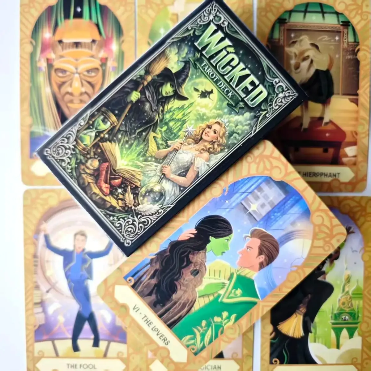 Wicked Tarot Deck - Full 78-Card Traditional Tarot Set Fantasy-Themed Divination Cards for Beginners and Collectors — image 3