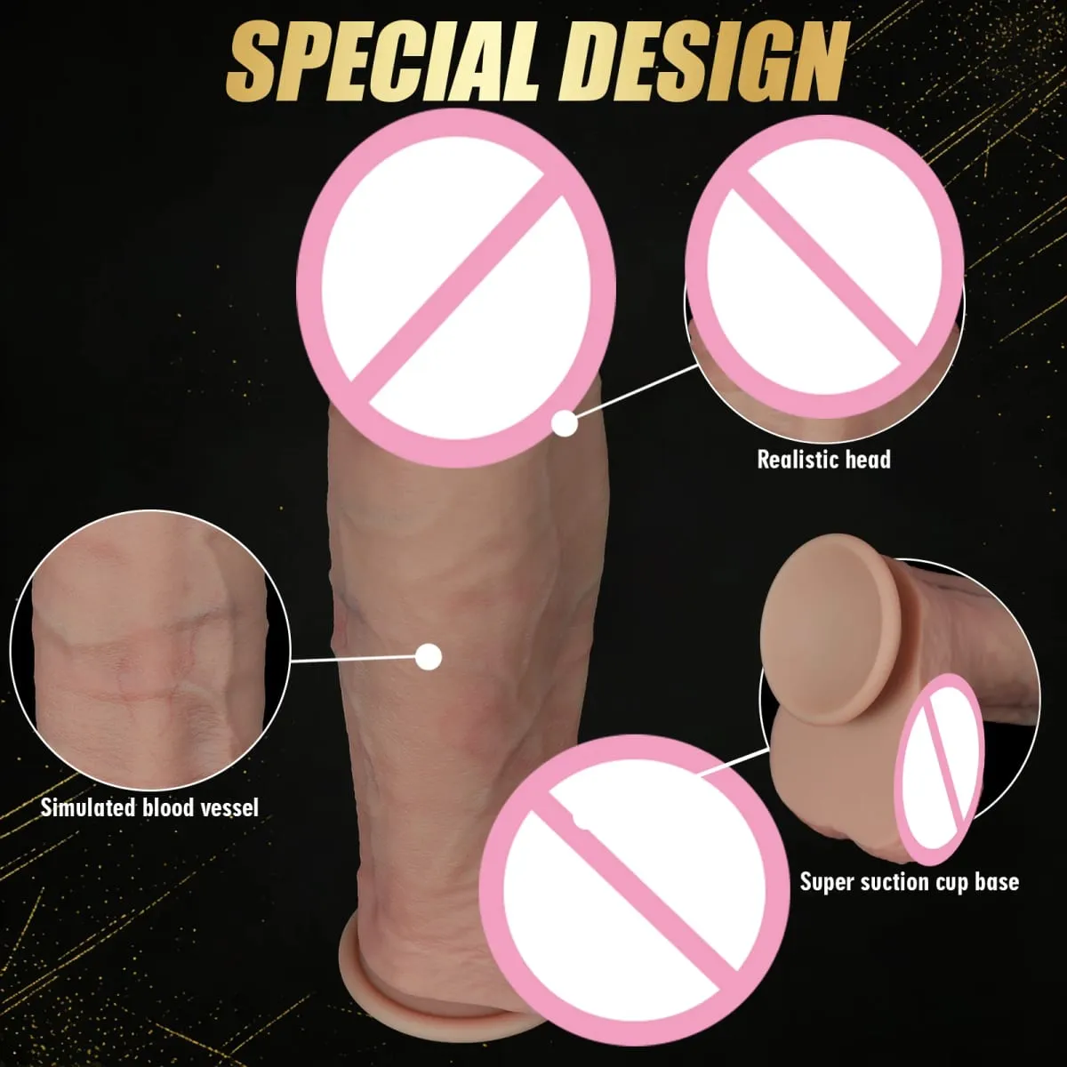NEW Sex Toys Realistic Soft Silicone Big Dildo Penis G-spot Vaginal Masturbation Suction Cup Dick BDSM Woman Anal Sex Toys 성인용품 — image 2