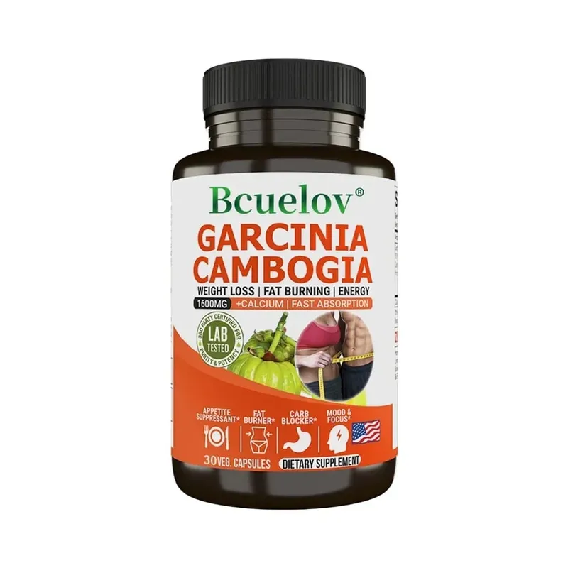 Bcuelov Garcinia Cambogia Capsule for Women & Men Fat Burning Intestinal Cleansing weight Management Supplement NON-GMO — image 8