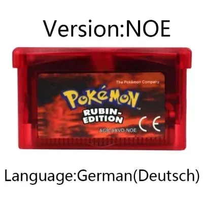 GBA Game Pokemon Series Video Game Cartridge Console Card Pokemon Emerald FireRed Ruby LeafGreen Sapphire Multi-language — image 25