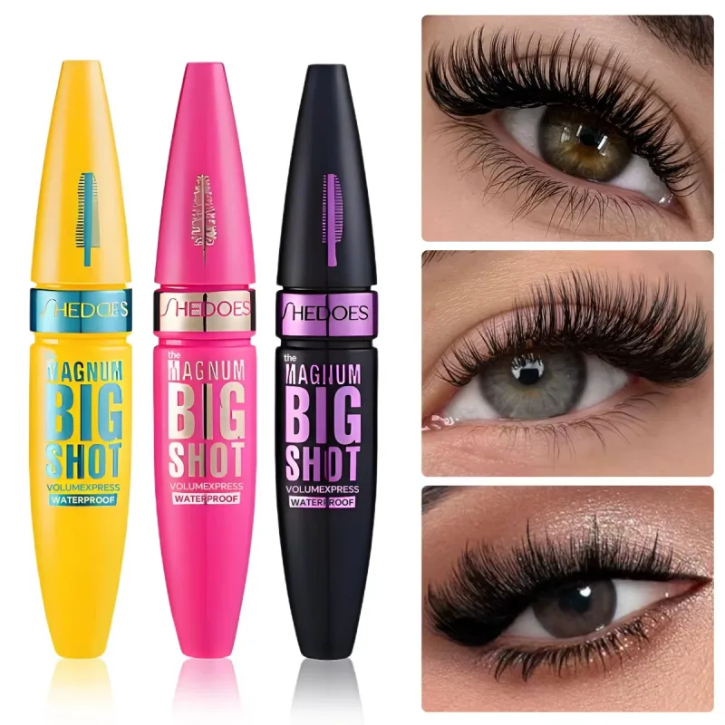 Big Shot Waterproof Mascara Volume Express Curling Lash Mascara Smudge-Proof Thick Black Eyelash Makeup For Fuller Lashes — image 7