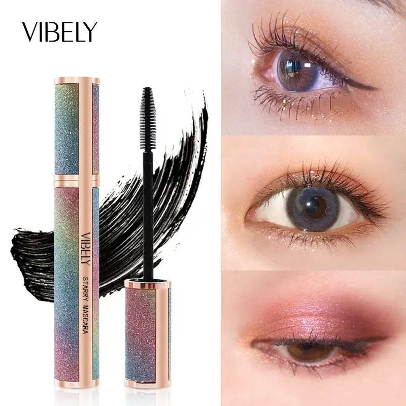 Diamant 4D Mascara Seide Faser Wasserdicht Lange Wimpern Verlängerung Verlängerung Dicke Schwarze Mascara Augen Make-Up Produkte Kosmetik — image 8