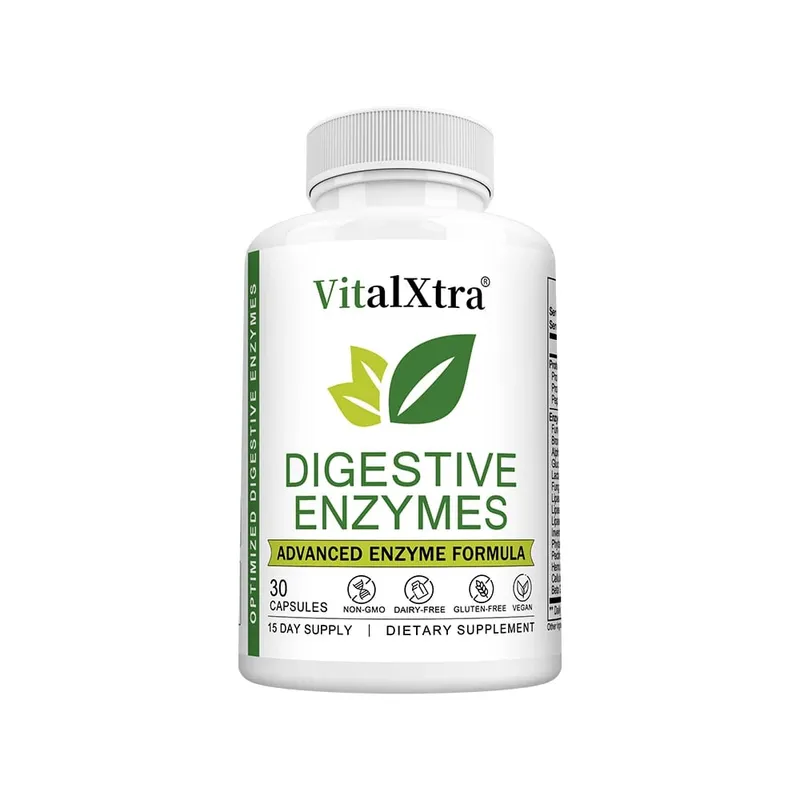 Digestive Enzymes Capsules - Most Essential Digestive Enzymes (Amylase Lipase Bromelain Lactase Cellulase Invertase) — image 9