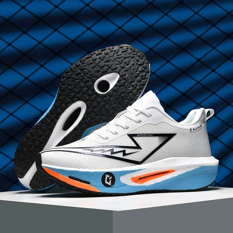 Athletic Running Shoes Men Carbon Board Marathon Outdoor Sports Shoes Breathable Lightweight Women's Comfortable Casual Sneakers