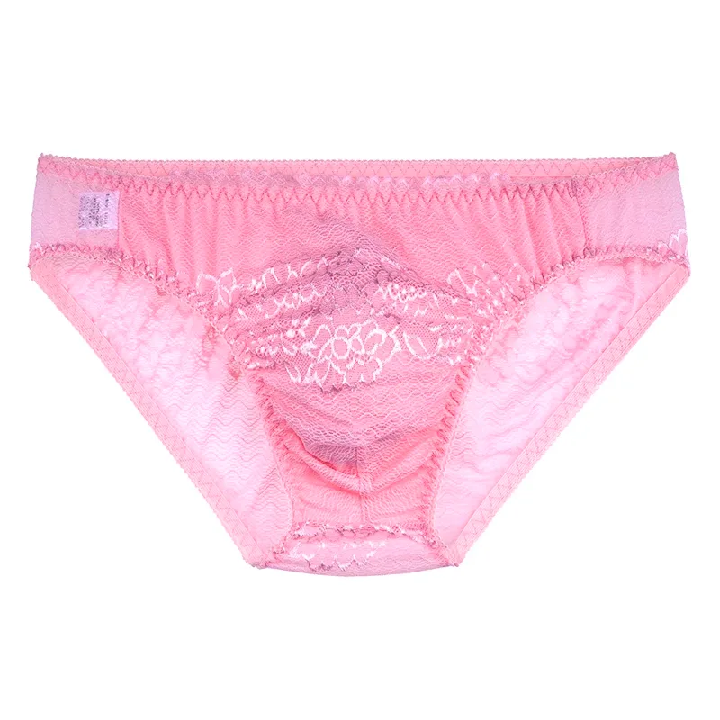 New Hot Men Sexy Briefs Sissy Pouch Panties Fashion Shorts Pants Lingerie Lace Men's Breathable Underwear Underwear Gays — image 8