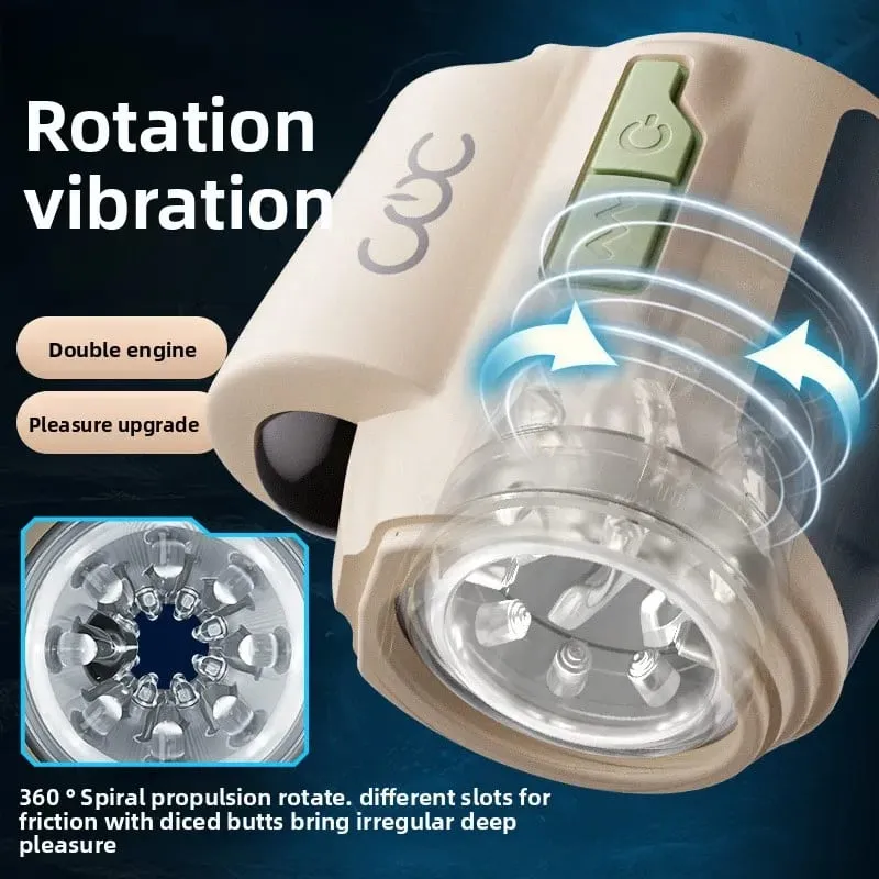 Electric Male Masturbator Rotating Vibrating Automatic Adult Sex Toy for Men Pocket Pussy Masturbation Adult Toys 18 — image 3