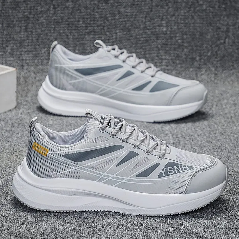 Men Minimalist Mesh Casual Sneakers Flexible Outsole Shock Absorb Footbed Short Distance Outdoor Footwear — image 8
