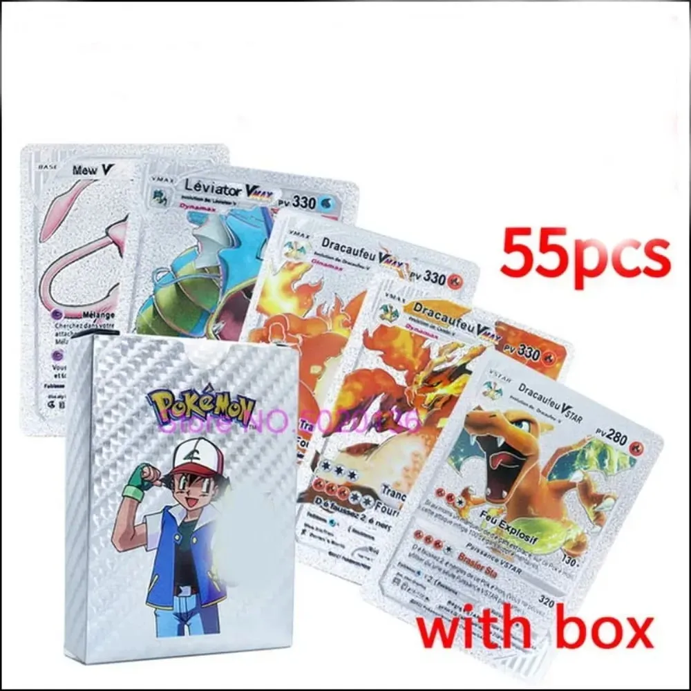 English version Golden Monster trading cards 55 cards with gift box rare shiny cards game cards anime collectibles — image 5