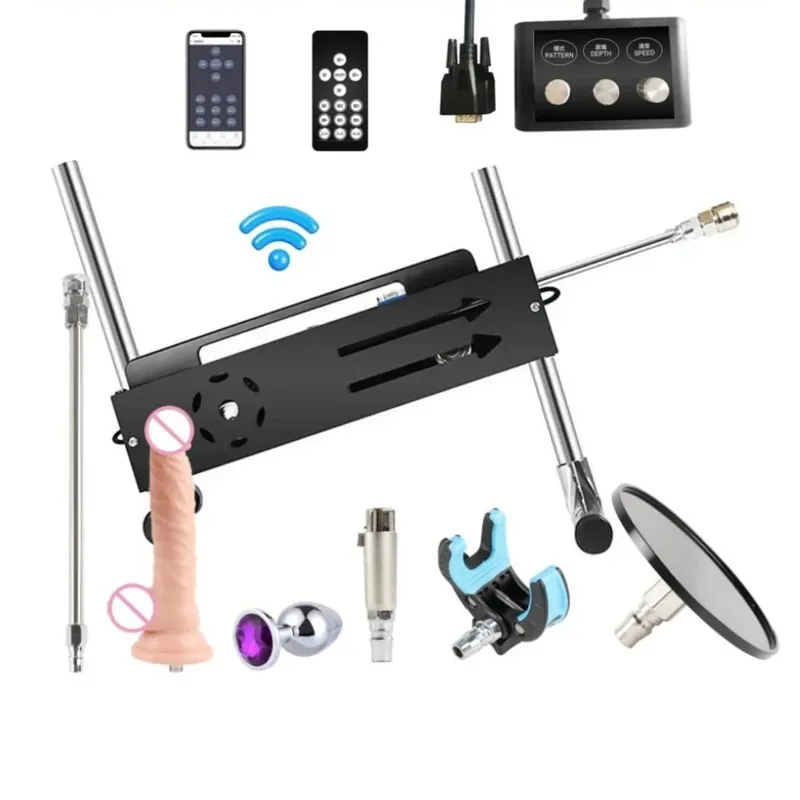 Adult Sex Machines for Couple Masturbating Pumping Gun Adjustable Speed Love Sex Machine for Men with Masturbation Cup
