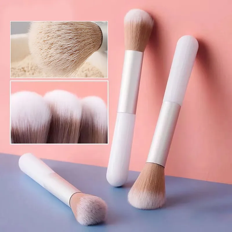1Pcs Round Handle Multifunctional Makeup Brushes Girl Professional Powder Foundation Blush Brush Cosmetic Accessories — image 2