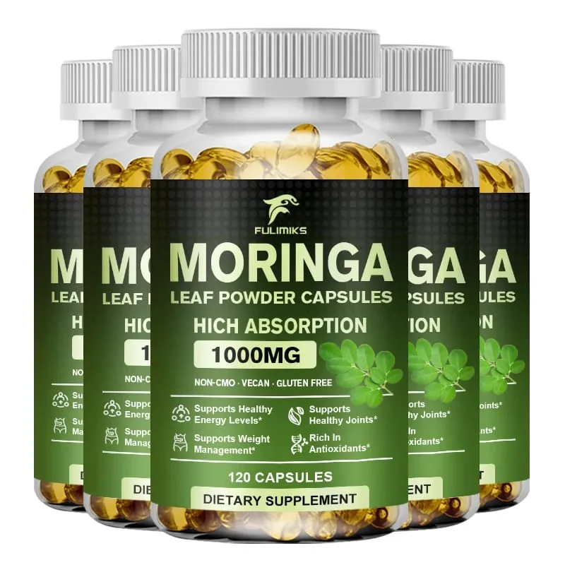 Natural Moringa 1000mg Supplement Supports Immune Defense Digestion Skin Joint Energy & Antioxidant Health — image 12