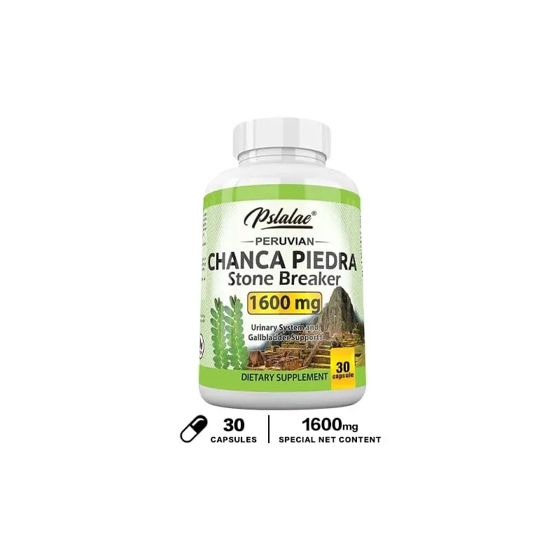 Chanca Piedra Capsules 1600mg - Urinary Tract Support Non-GMO Supplement Kidney Stone Crushing