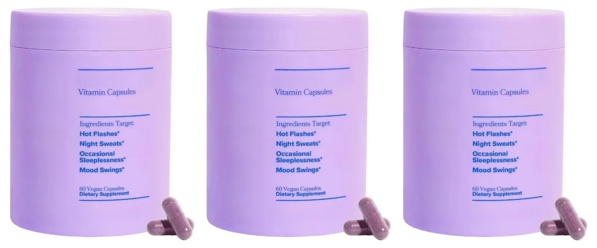 Vitaminas complexas femininas para a menopausa com vitamina D3 B6 ajudam a aliviar suores noturnos, mudanças de humor, suplemento alimentar saudável, 60 peças — image 9