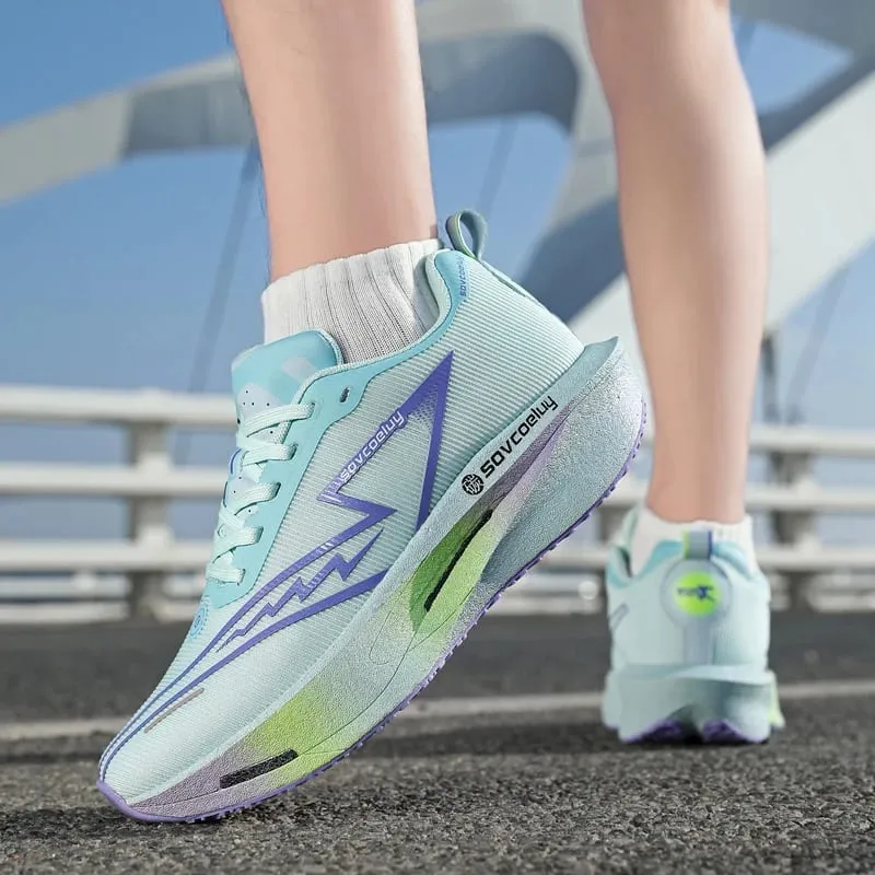 Running Shoes Carbon Board Speciality Men Sports Breathable Lightweight Women's Comfortable Marathon Athletic Nonskid Sneakers — image 6