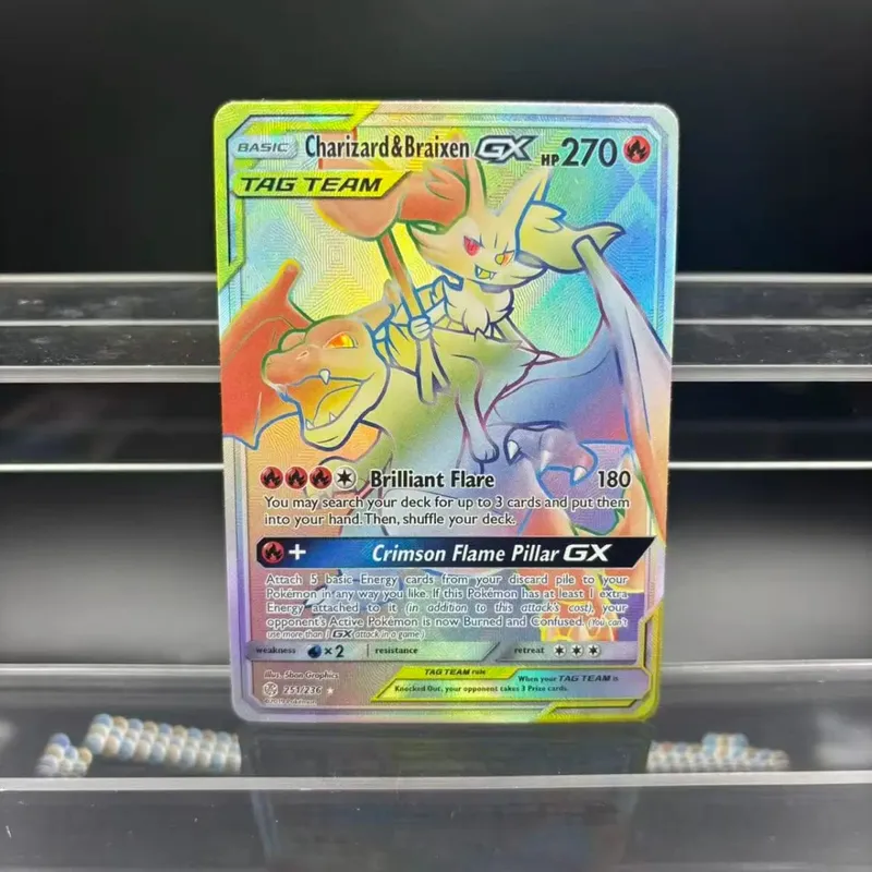 DIY Collection Cards Zekrom Umbreon Espeon Mewtwo GX EN Self Made Single Card Classic Game Anime Card Gift Toy — image 8