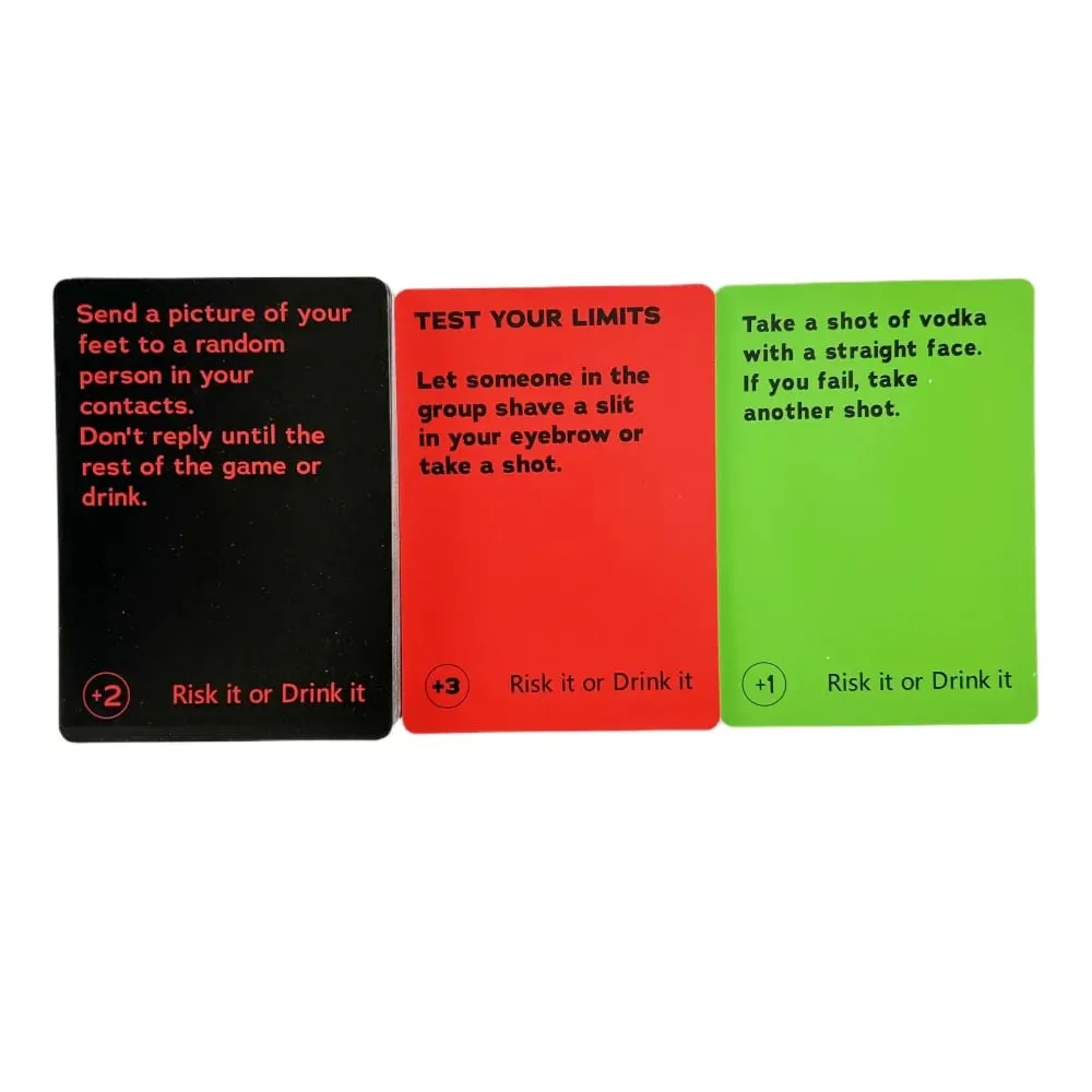 New Model Fun Party Game For College Card Game Drinking Game Pregame Night Hilarious Dares Challenges Questions Adult — image 4