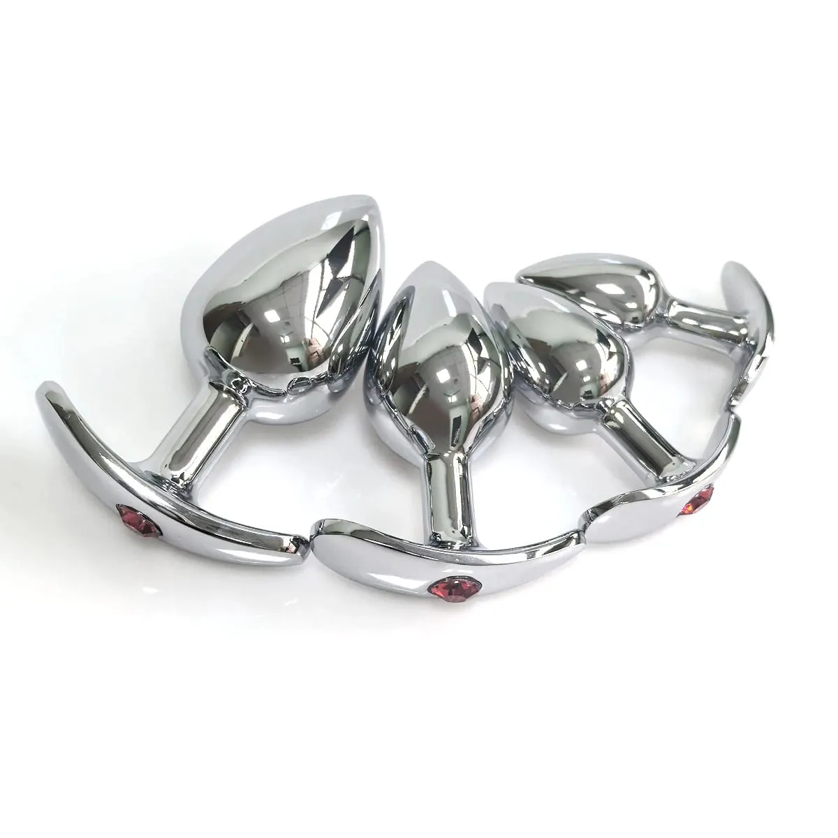 4 Size Metal Anal Plug Anchor Base Fit the Hip Design Tail Female/Male Dildos Couples Adults Game Adult Toys Sex Toys — image 1