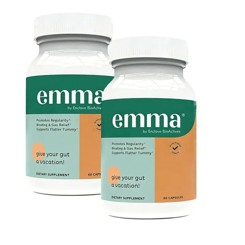 Suplemento de alívio da saúde intestinal suporta intestino permeável e sistema digestivo, alivia constipação, inchaço e gases 60 cápsulas — image 8