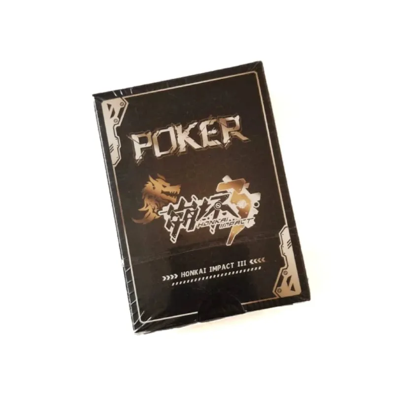 Anime Cartoon Honkai Impact 3 Cosplay Board Game Cards Hardcover Poker Toy Collrction Gift — image 2