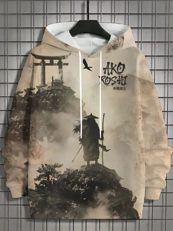 2024 taglagas bagong panlalaking 3D Japanese Samurai print hoodie panlalaki at pambabaeng kaswal na fashion panlalaki hoodie street na pang-itaas na panlalaki — image 19