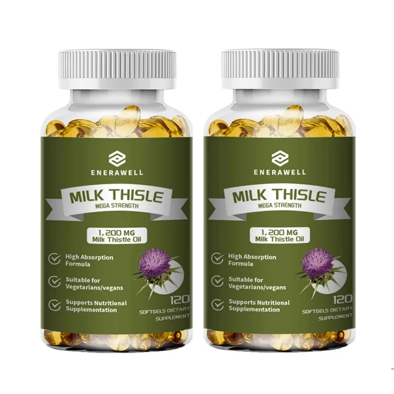 Milk Thistle Dandelion Root Supplement - Liver Health Support Antioxidant Support Detoxification 120 Capsules