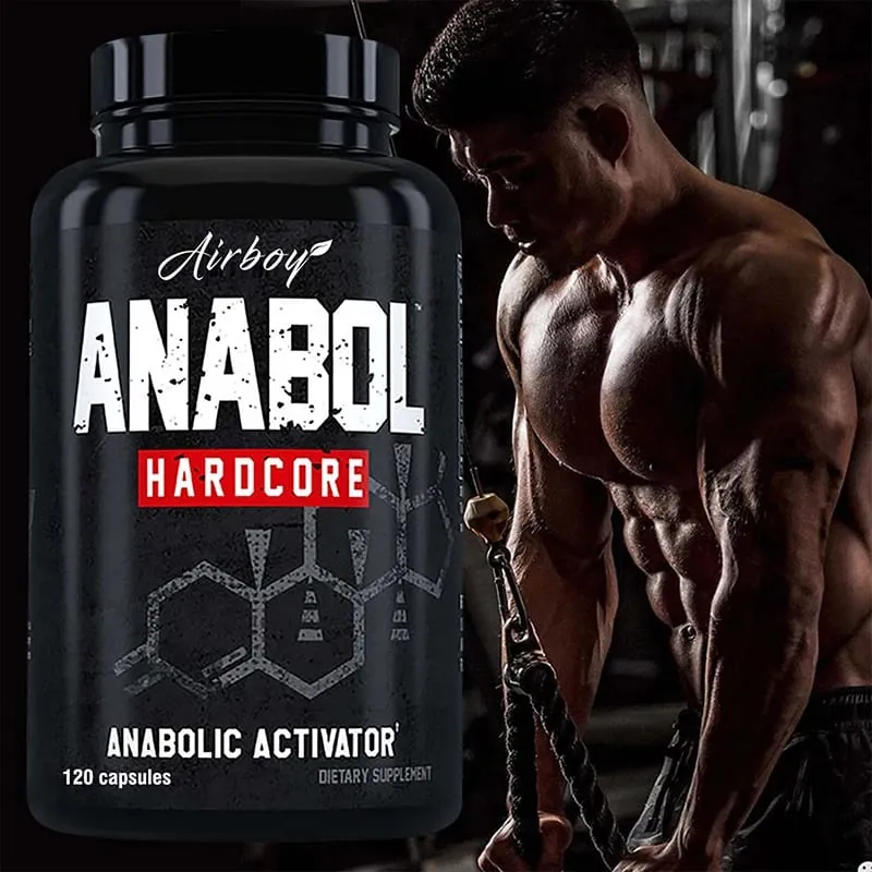 Anabol Hardcore Supplement - Paglaki ng kalamnan Pinahusay na Endurance Stress at Mood Relief at Pangkalahatang Kalusugan — image 2