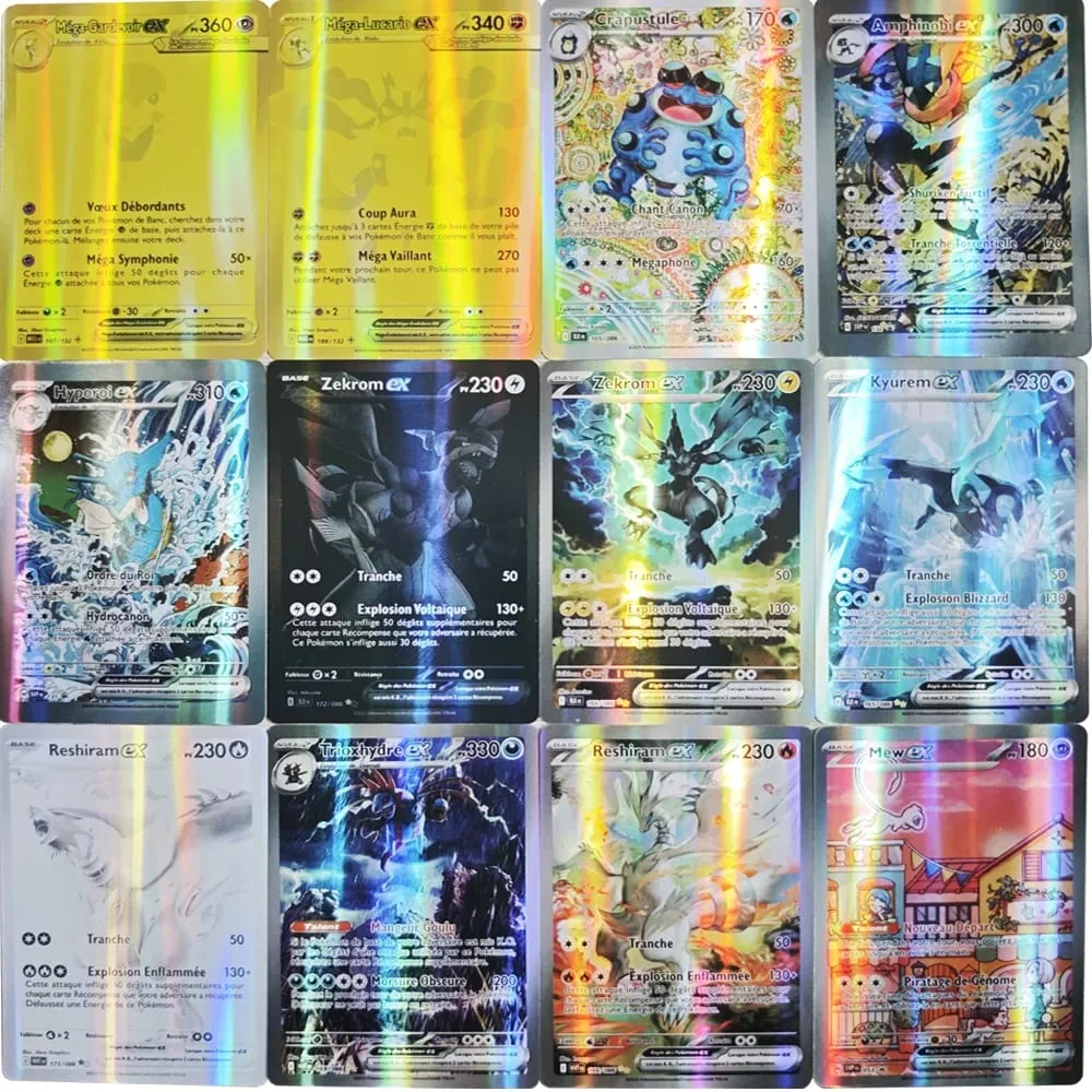 French Version Pokemon Cards VMAX V EX GX MEGA VSTAR Carte Collection Battle Trainer Children's Christmas Toys Gift — image 5