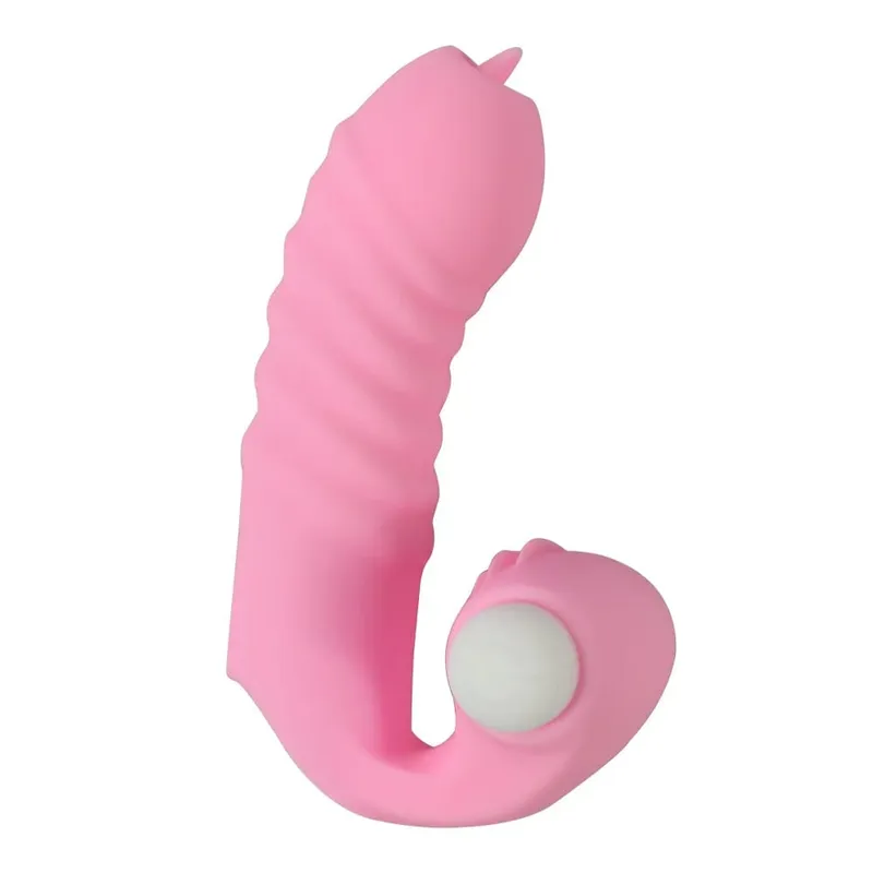Finger Sleeve Vibrator Female Masturbator Clitoris Stimulate Tongue Licking Vagina Massager Erotic Sex Toys For Women Products — image 9