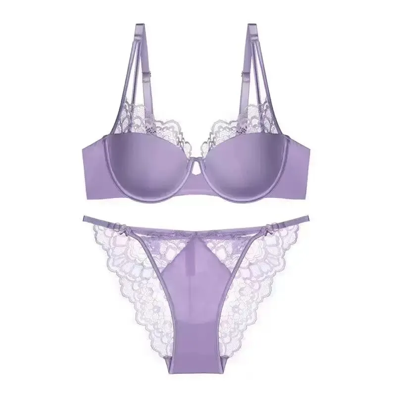 Ladies Leopard Print Thin Cup Push Up Bra Set Anti Sagging Soft Underwire Side Fat Control New Arrival Delicate Underwear — image 5