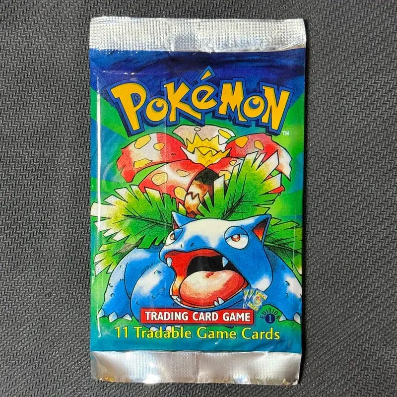 11Cards/Pack PTCG Booster Packs Proxy Card Jungle/Fossil/Base Set Charizard Blastoise Venusaur PKM Board Game collectible Cards