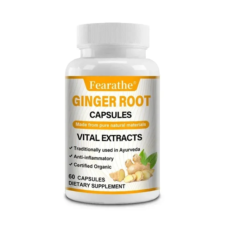 Bio-Ingwerwurzel-Kapseln 1200 mg – mit schwarzem Pfefferextrakt für Gelenkgesundheit, entzündungshemmende Muskelimmunität — image 9