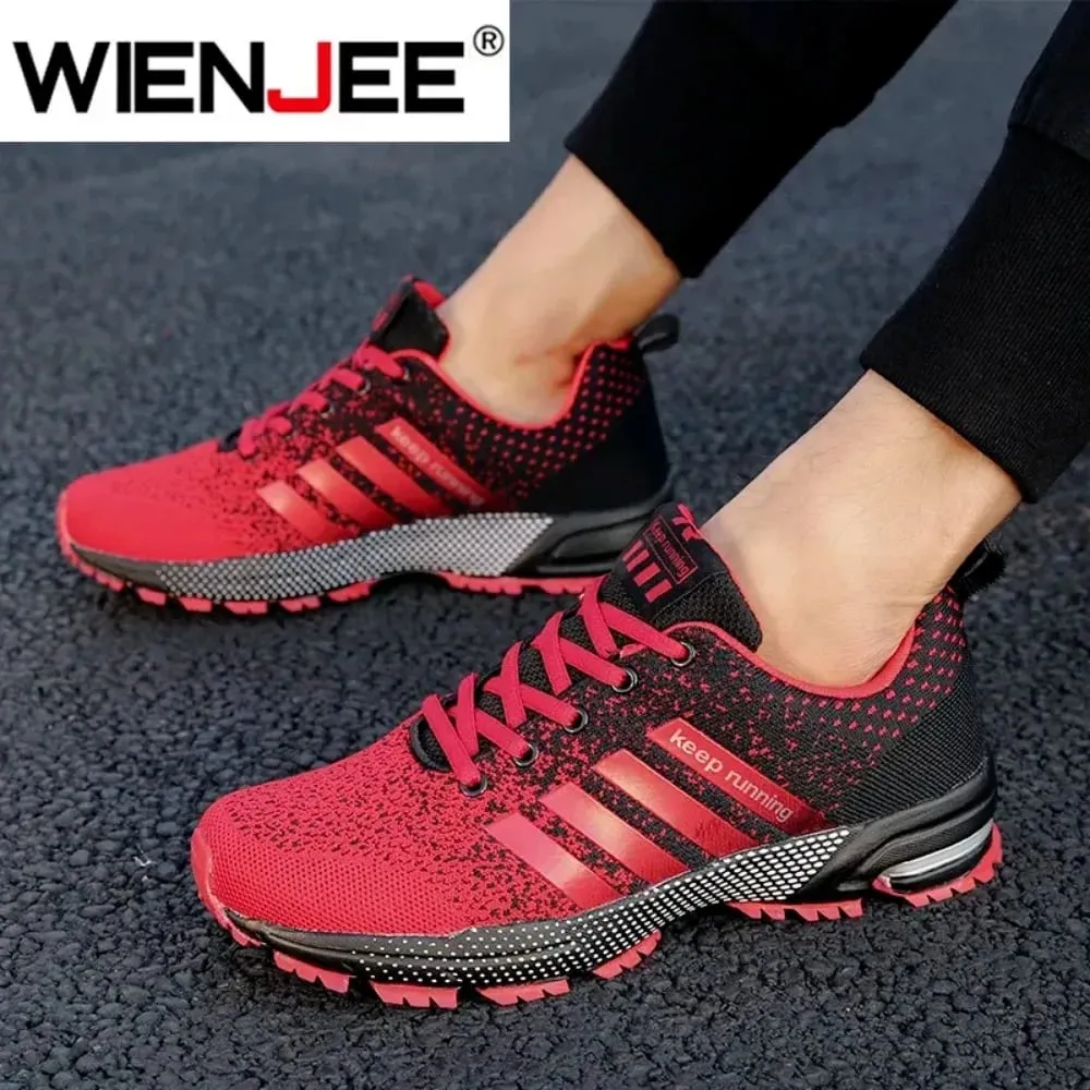 New Men's Sneakers Mesh Surface Spring Summer Breathable Casual Sports Shoes Flat Vulcanized Couple Running Big Size