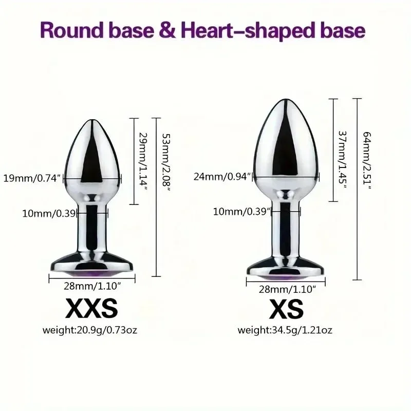 2026 Hot Metal Anal Plug Jewelry Base Beginner anal plug Plug Adult Toy Tail Female/Male Dildos Sex Toy Couples Adults Game