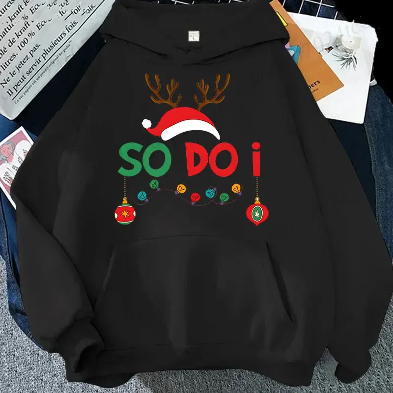 Couple Christmas Matching Hoodies Set Hindi Ako Gumagawa ng Mga Katugmang Christmas Outfits Print Sweatshirts Xmas Family Party Matching Tops — image 7