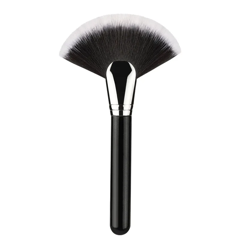 1pcs Large Fan Makeup Brushes Facial Powder Foundation Blusher Concealer Kabuki Brush Cosmetic Tools Pincel Maquiagem — image 9