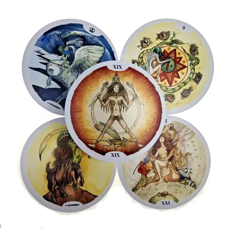 New Style Circle Of Life Tarot Cards PDF Guidance Deck Divination Entertainment Party Board Game Supports Wholesals 78PCS — image 4