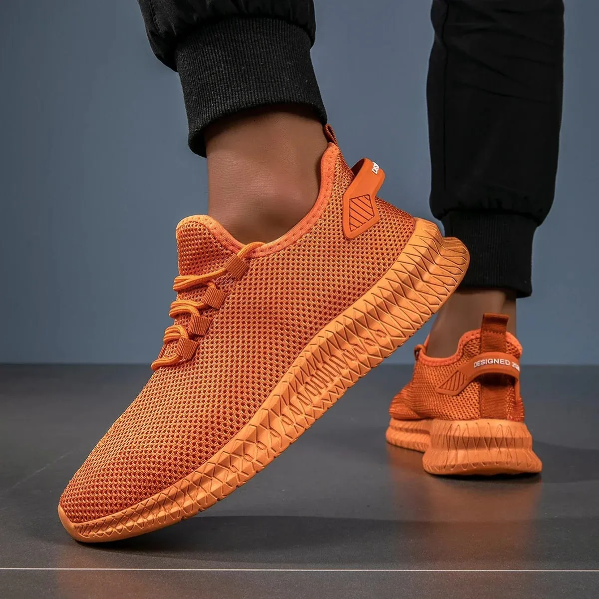 Mens Running Shoes Breathable Lightweight Sports Shoes Anti Slip Comfortable Gym Training Walking Sneakers for Men — image 5