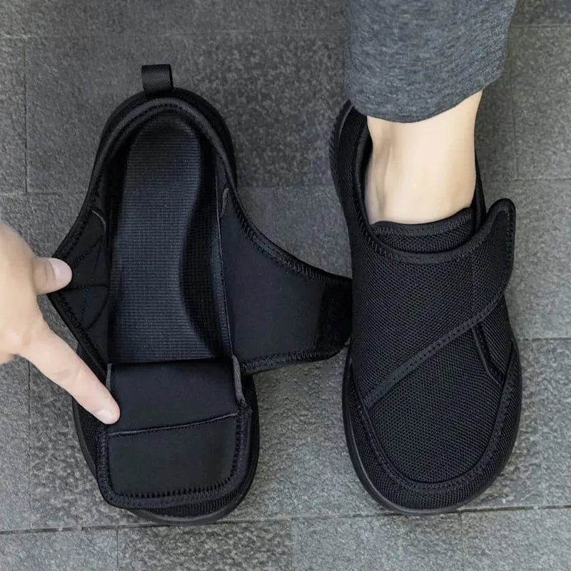 New Wide Toe Men Barefoot Shoes Orthopedics Wide Feet Swollen Shoes Comfortable Diabetic Shoes Walking Shoes Men's Shoes — image 2