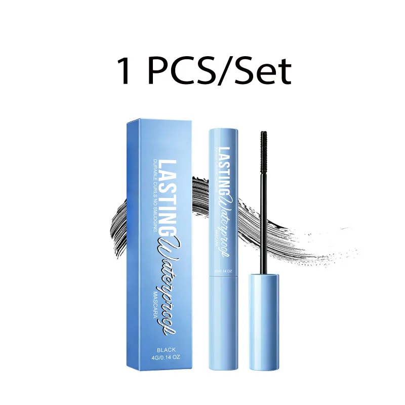 Curling Mascara Long Lasting Waterproof Smudge Proof Volumizing Eye Makeup Nourishing Formula Black Silk Fibre Mascara 4g — image 8