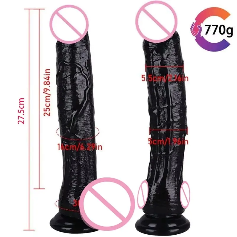 Makatotohanang G-Spot Dildo na may Suction Cup Mahabang Penis Anal Dildos Mga Matanda na Mga Laruan sa Pagtatalik para sa Babae Lalaki Gay Strapon Dick Vagina Stimulator