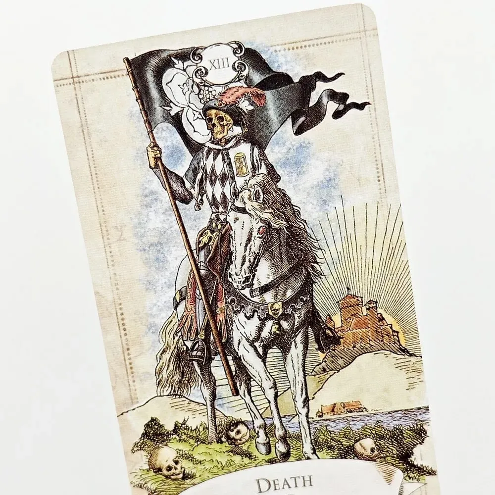Eski Stil Tarot Güverte Çift Taraflı Kabartmalı 79 Adet Vintage Çizimler Sert Kutuda Paketlenmiş Net Sembolizmi Vurgulayın 12*7cm — image 5