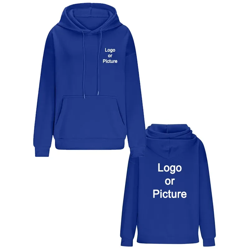 Gör-det-själv-design Oversize-huvtröjor Dammode Skräddarsytt tryckt lös långärmad axel Drop Cuff Sweathsirts Pullovers Sudadera — image 18