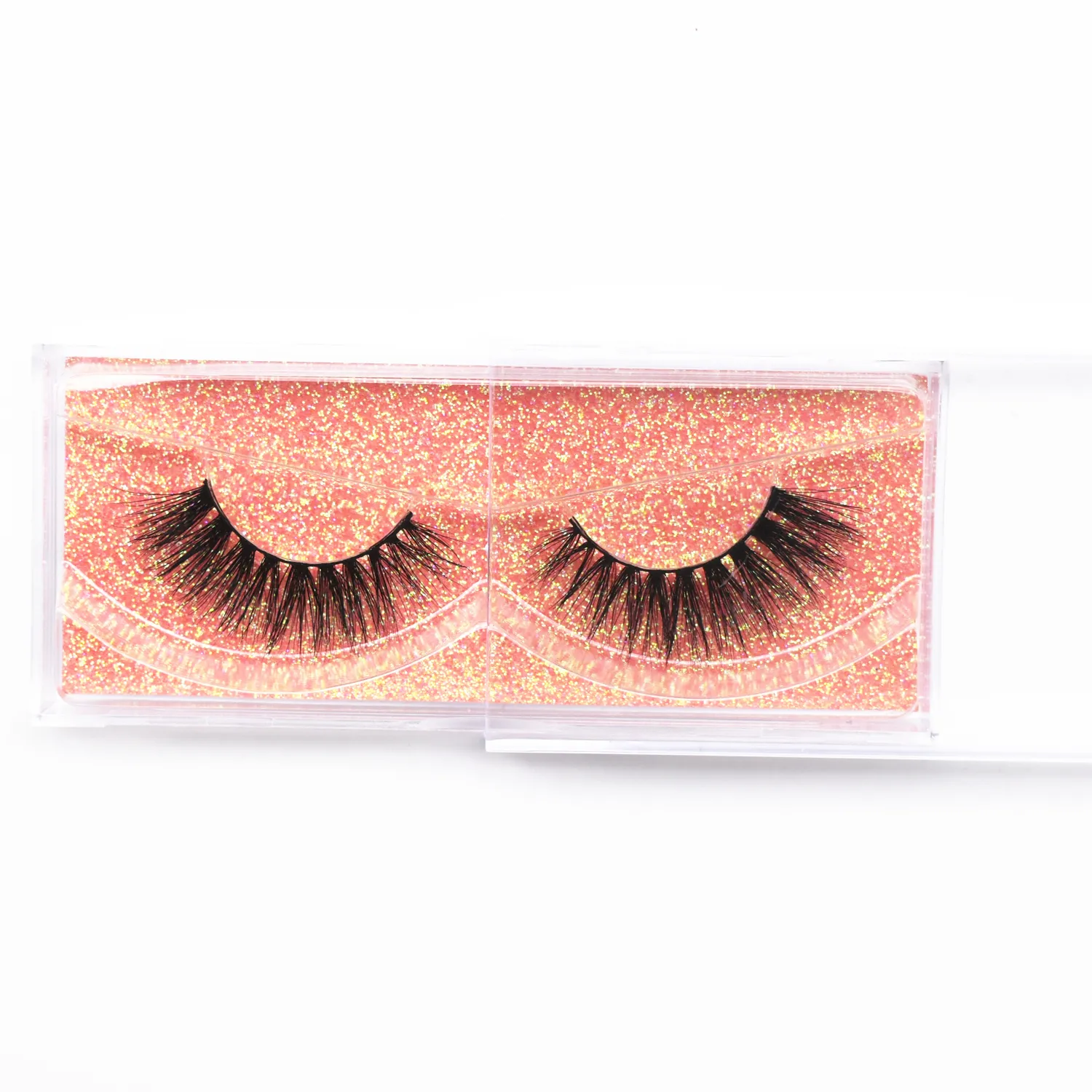 D20 Real Mink Lashes Eyelashes Extension Natural Long Winged Volume Eye Lashes Handmade Mink Fake Eyelash Makeup Lash — image 6