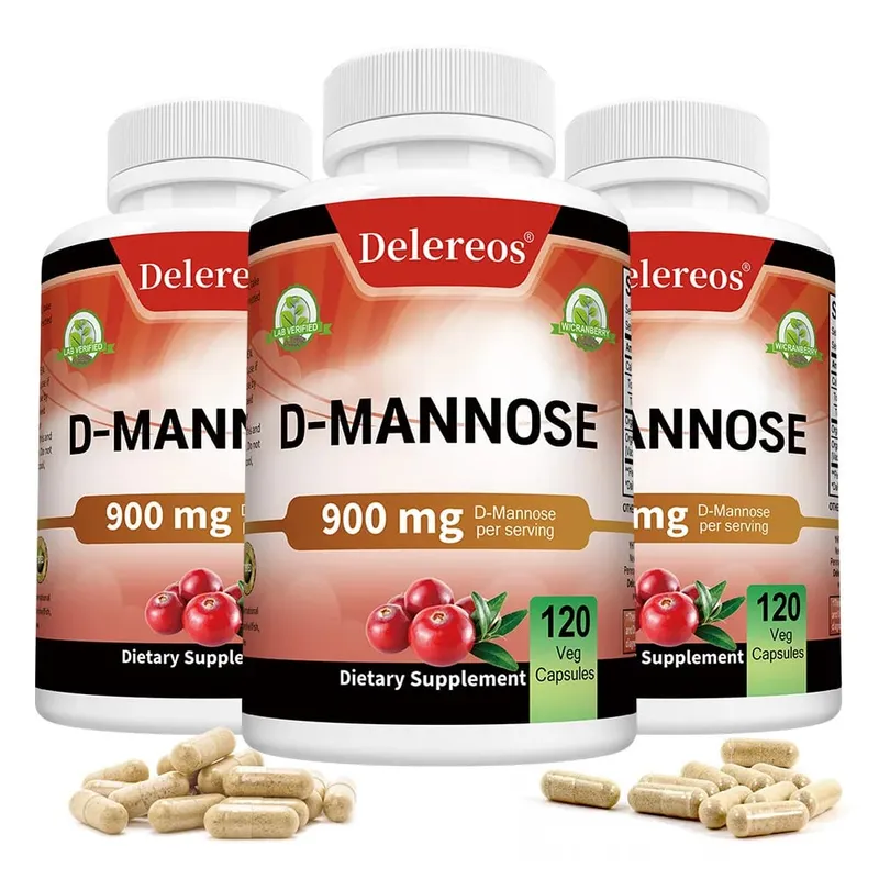 D Mannose Vegetarian Capsules - UTI Health Support Non GMO Vegetarian Friendly 120 Capsules — image 11