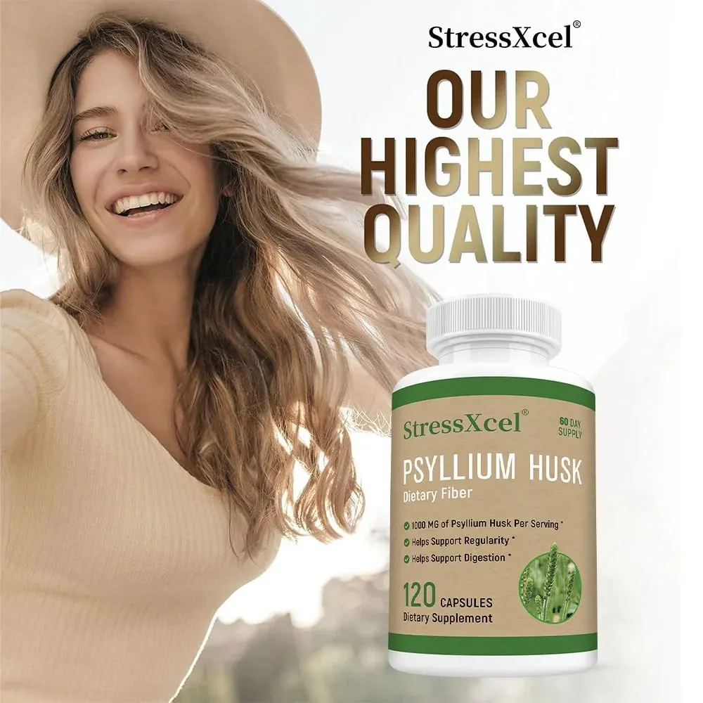 Psyllium Husk - Natural Soluble Fiber Good for Intestinal Health Cleansing Detox Supports Digestive System Health Supplement — image 5