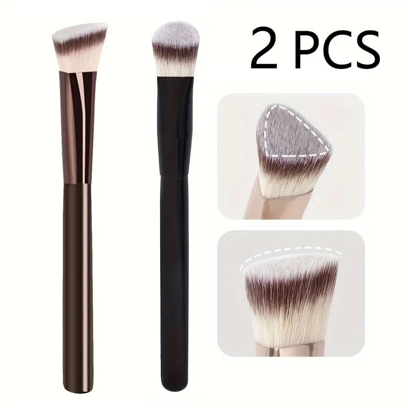 Premium Concealer Brush Triangle Brush Head Soft Synthetic Bristles Fit for The Skin — image 8