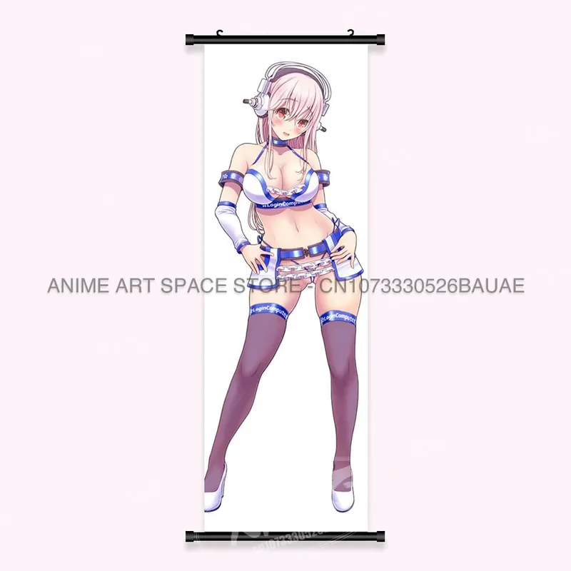 Video game Wall Artwork Canvas Scrolls Picture Anime Movie Role Poster Hanging Painting Print Home Decoration For SUPER SONICO — image 8