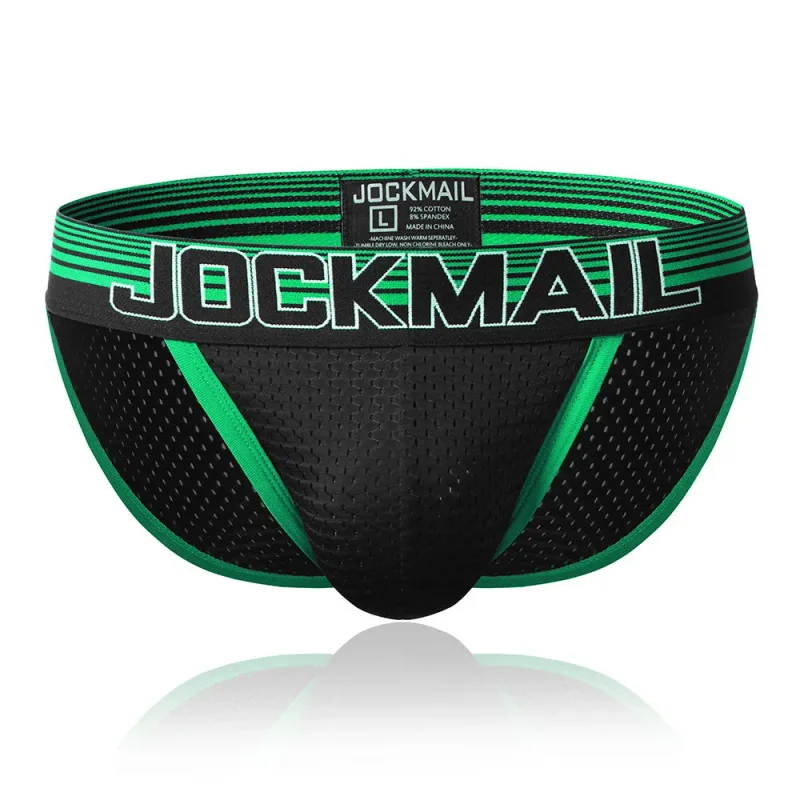 Jockmail Underwear Men Brief Pantie Calzoncillos Cuecas Gay Penis Pouch Mens Bikini Hombre Underpants Tanga Slip Bikini — image 12