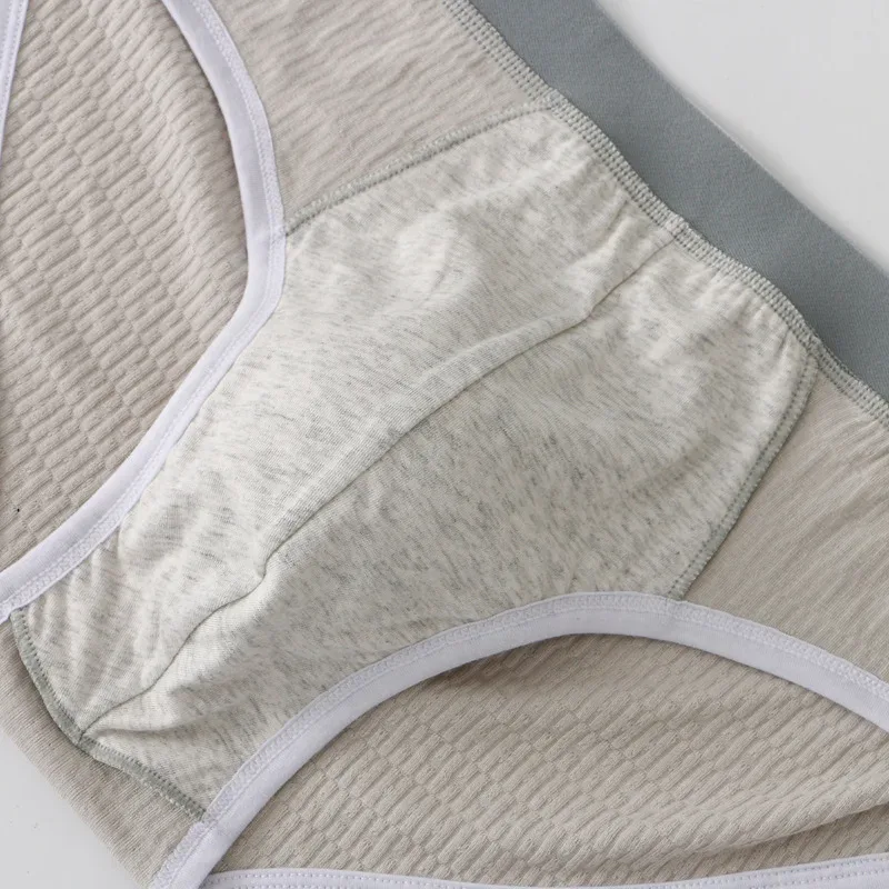 Mga Bagong Panti ng Lalaki Mga Lalaki Sexy na Kasuotang panloob na Teenage Cotton Panties Triangle Pants Malaking Sukat Simple Breathable Manipis na Tide Shorts — image 5