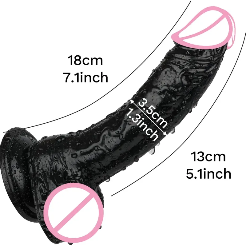 Realistisk dildo med sugkopp Enorma dildos Sexleksaker för vuxna för kvinnor män Fake Dick Stor penis Anal Butt Plug Erotisk Sex Shop 18+ — image 19